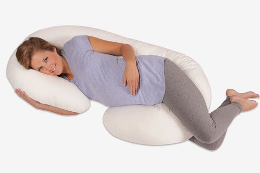 Leachco Snoogle total body pillow.